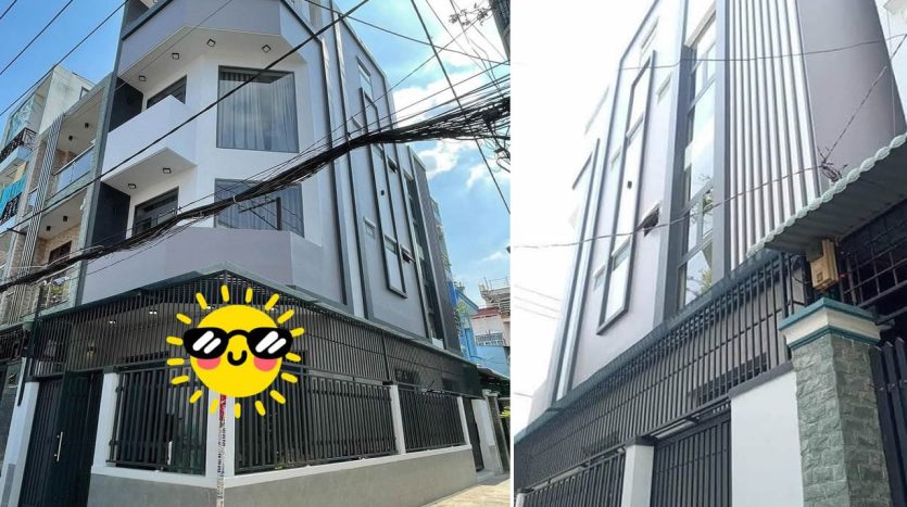 Trịnh Đình Trọng 5 x 13m 4 tầng 2 mặt tiền Tân Phú